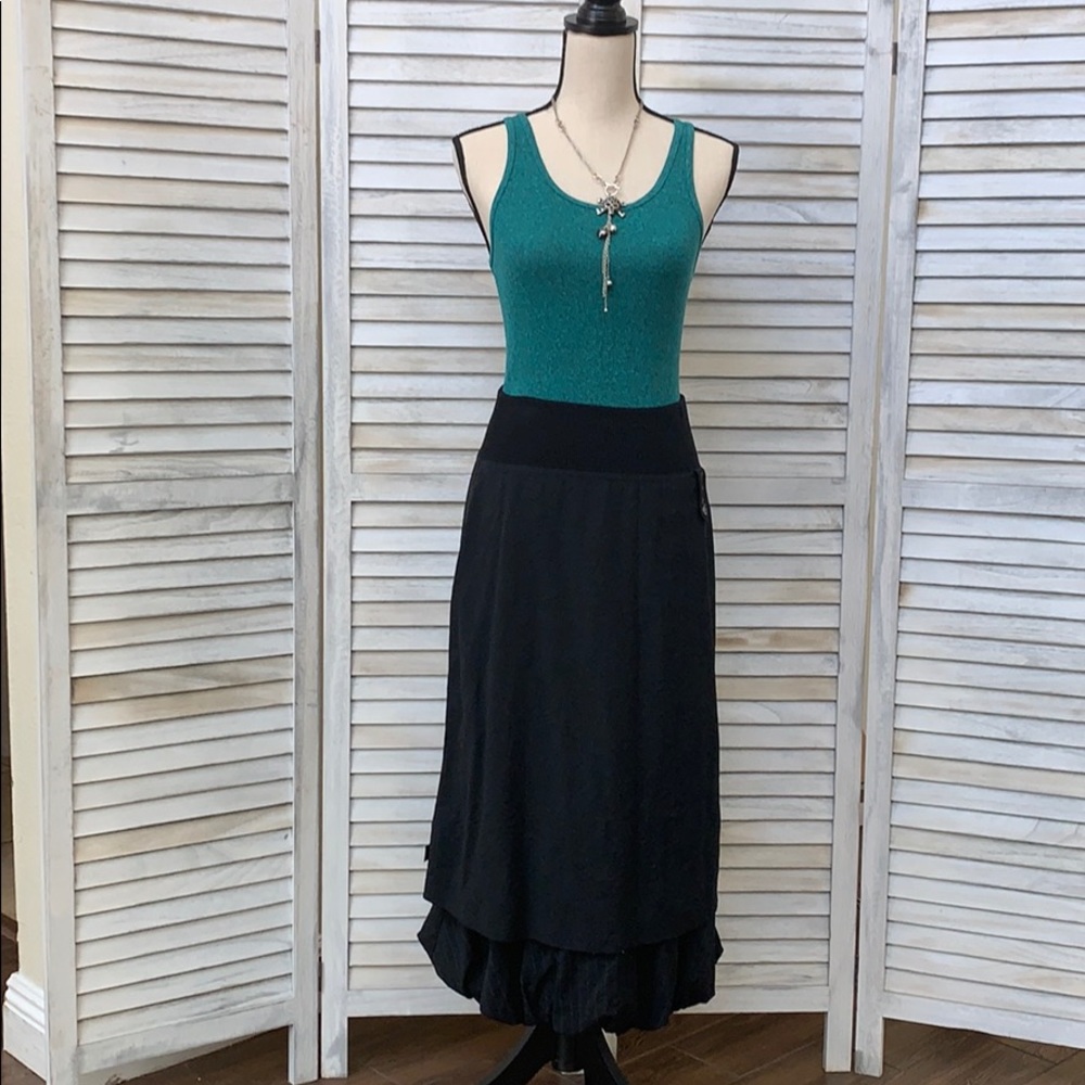 Cop.Copine Paris layered maxi skirt